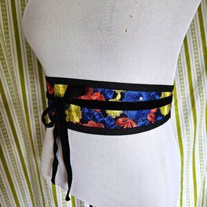 Boho Tie Belt Size M to L NWT
